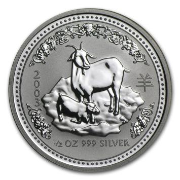 Australië Lunar 1 Geit 2003 1/2 ounce silver